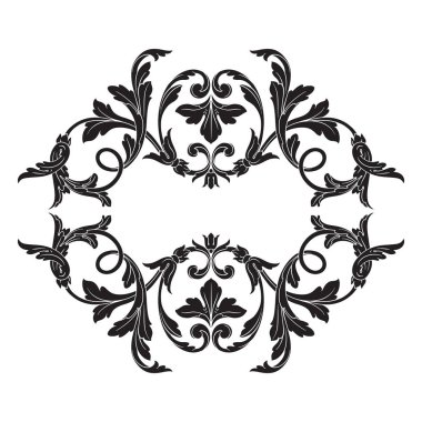 Klasik Barok süsleme vektör 