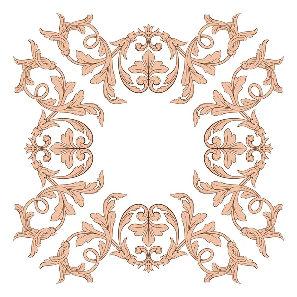 Vector clásico ornamento barroco — Vector de stock