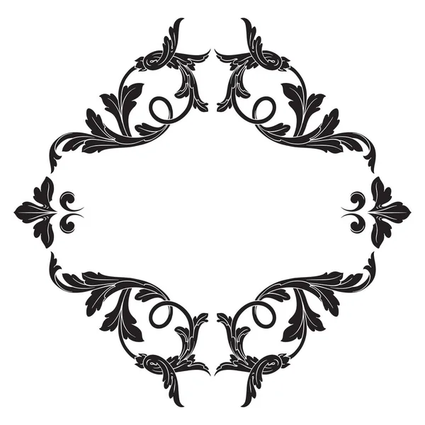 Klasik Barok süsleme vektör 