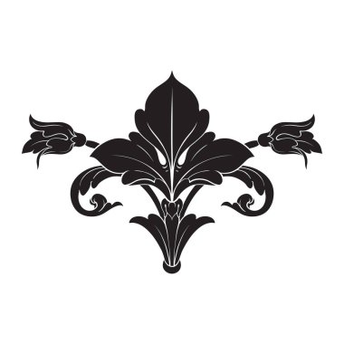 Klasik Barok süsleme vektör 