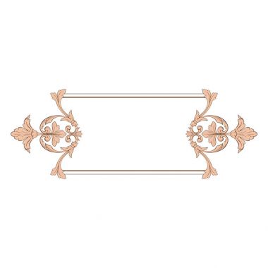 Klasik Barok süsleme vektör 