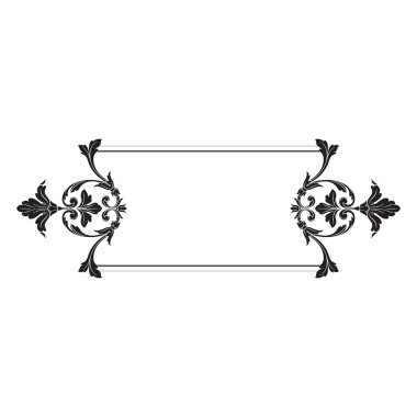 Klasik Barok süsleme vektör 