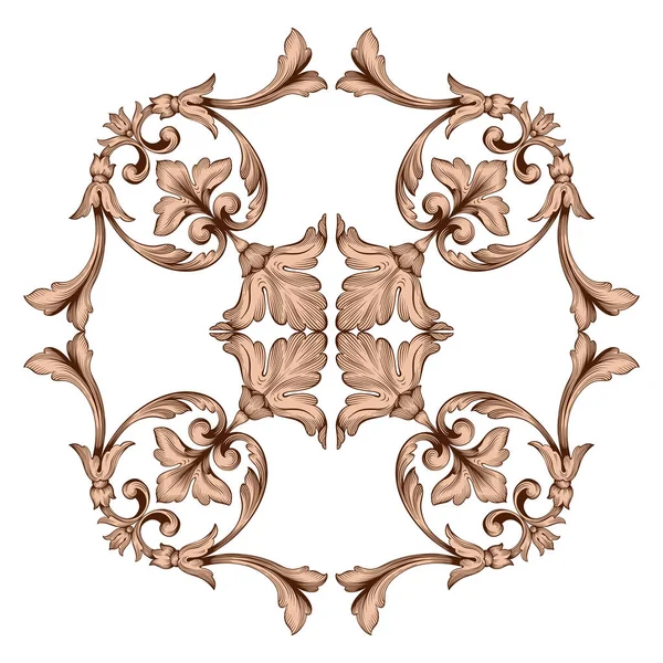 Klasik Barok süsleme vektör 