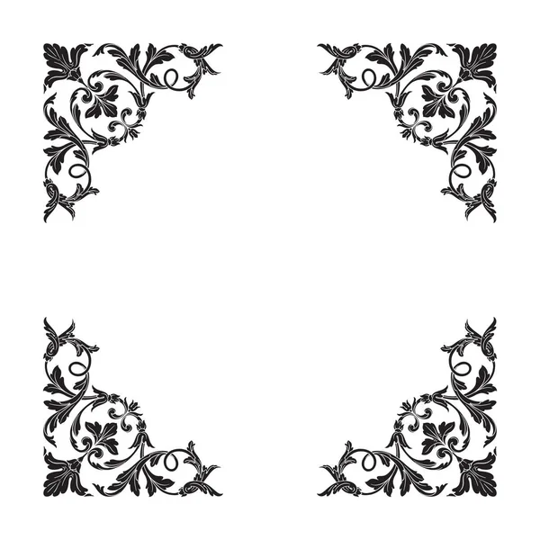 Klasik Barok süsleme vektör 
