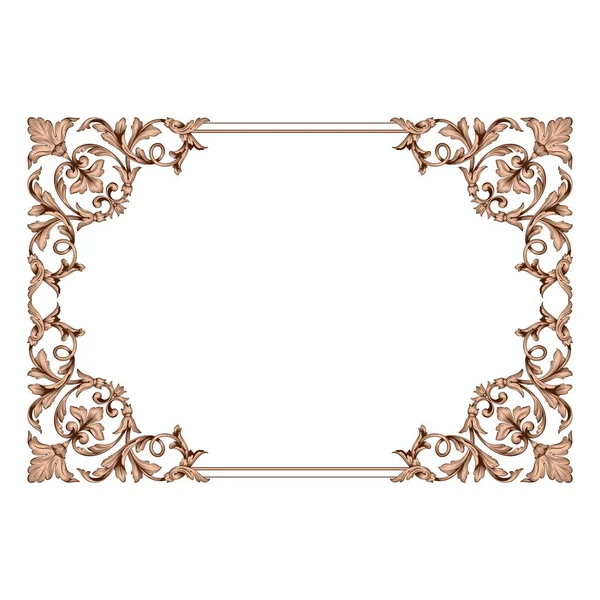 Klasik Barok süsleme vektör 