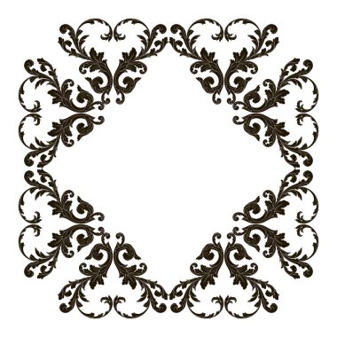 Klasik Barok süsleme vektör 