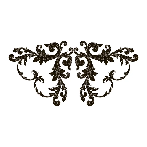 Vector clásico ornamento barroco — Vector de stock