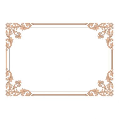 Klasik Barok süsleme vektör 