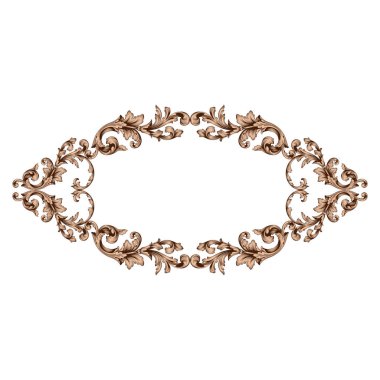 Klasik Barok süsleme vektör 