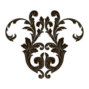 Klasik Barok süsleme vektör 