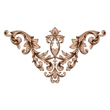 Klasik Barok süsleme vektör 