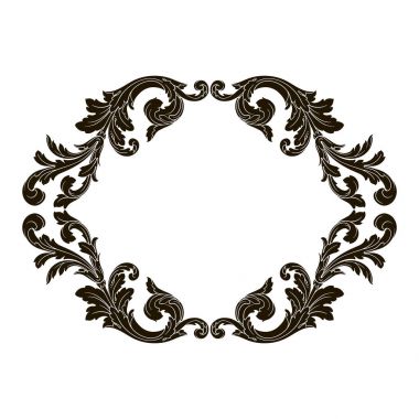 Klasik Barok süsleme vektör 