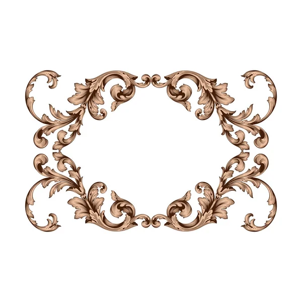 Klasik Barok süsleme vektör 