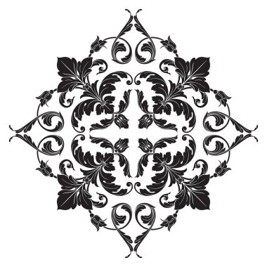 Klasik Barok süsleme vektör 