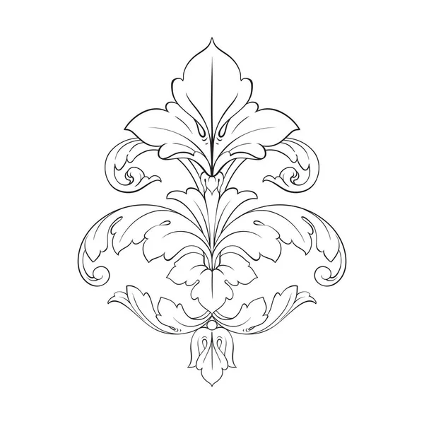 Vector clasic de ornament baroc — Vector de stoc
