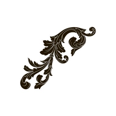 Klasik Barok süsleme vektör 