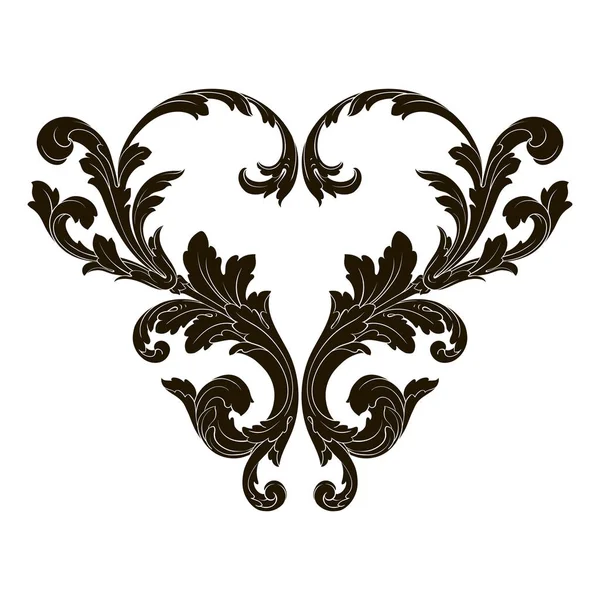 Vector clásico ornamento barroco — Vector de stock