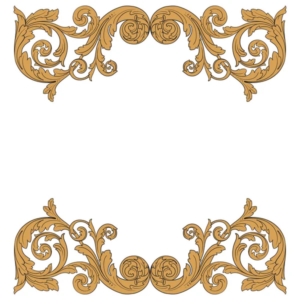 Vector barokke sieraad in Victoriaanse stijl — Stockvector