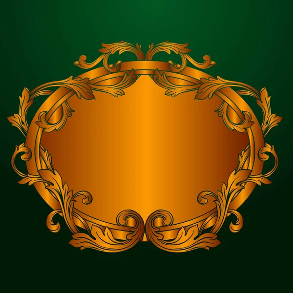 Vecteur baroque d'éléments vintage pour le design . — Image vectorielle
