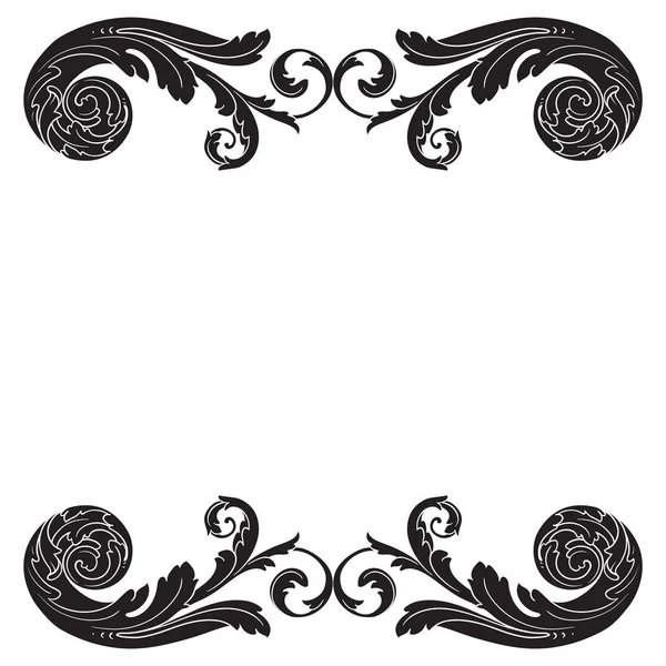 Vektor barock ornament i viktoriansk stil — Stock vektor