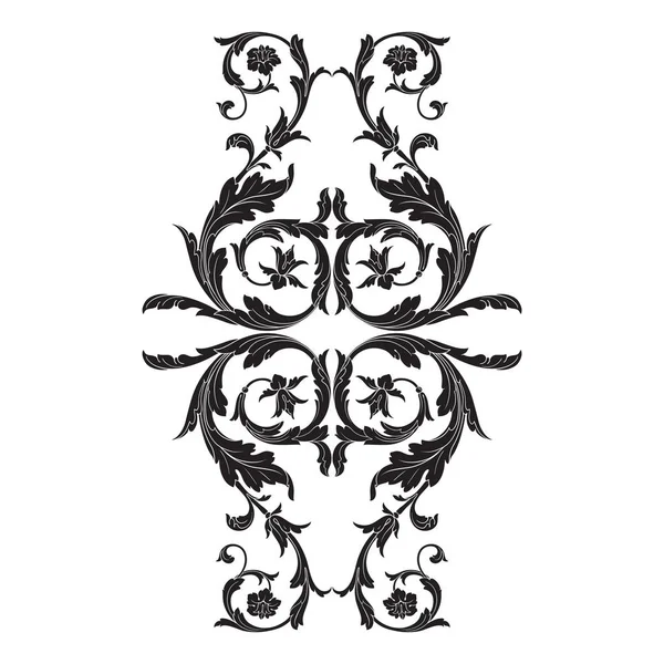 Barokowy ornament wektor w stylu wiktoriańskim — Wektor stockowy