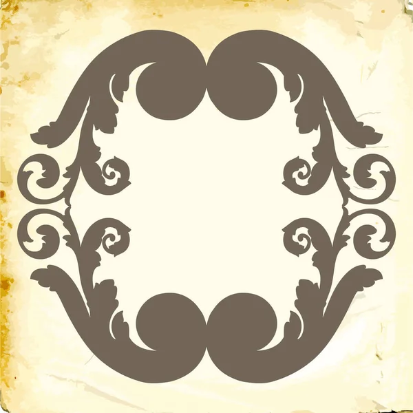 Tasarım için vintage elementlerin vektör barok 'u. 