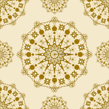 Mandala desen. Doğu süsleme. Güzel vektör görüntü.