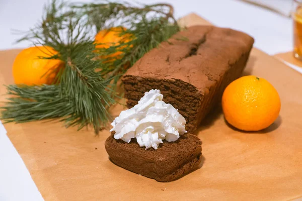 Süßwaren Stillleben Kekse Backwaren Mandarinen Eier Dessert Und Süßigkeiten Kochen — Stockfoto