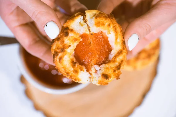 Zoetwaren Stilleven Koekjes Bakkerijproducten Mandarijnen Eieren Toetje Koken Snoep Suiker — Stockfoto