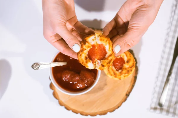 Zoetwaren Stilleven Koekjes Bakkerijproducten Mandarijnen Eieren Toetje Koken Snoep Suiker — Stockfoto