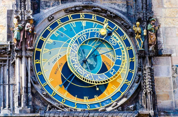 Eski ortaçağ astronomik saat (Orloj) 
