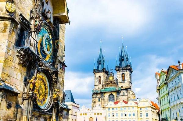 Astronomical clock (Orloj) in Prague — Stock Photo, Image