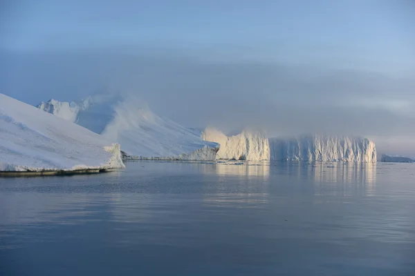 Inuit's town Ilulissat and icebergs, Greenland