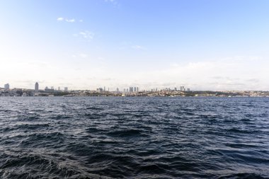 Istanbul boğazı ve köprü