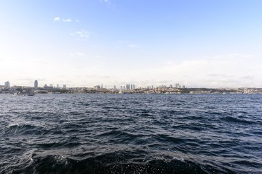 Istanbul boğazı ve köprü
