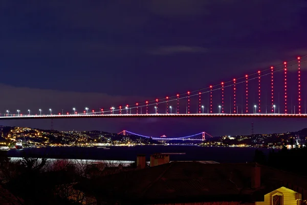 Κωνσταντινούπολη Βόσπορος και γέφυρα — Φωτογραφία Αρχείου