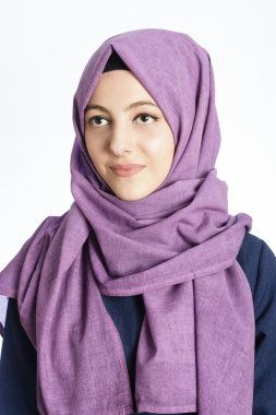 moda eşarp genç Müslüman kadınlarla portresi