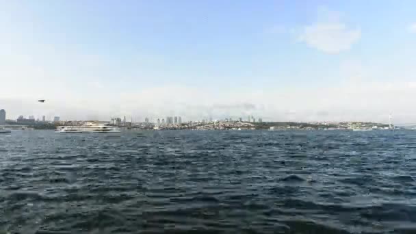 Timelapse sur Istanbul bosphore — Video