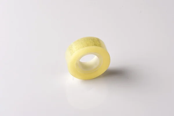 Banda adhesiva transparente amarilla —  Fotos de Stock