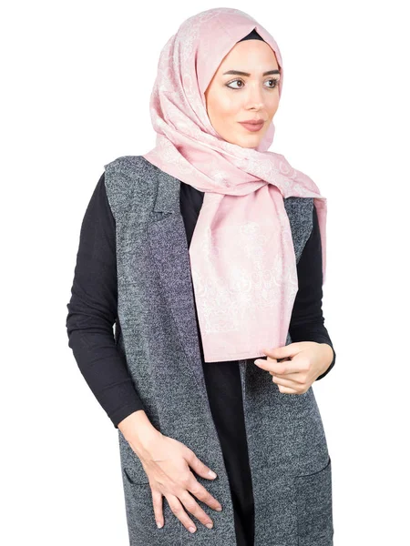Mooie jonge mode moslim zakelijke vrouwen — Stockfoto