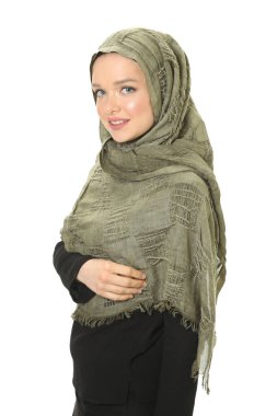 güzel genç Müslüman kadınlar eşarp Studio ile