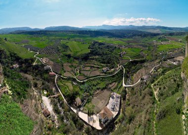 Andolucia, İspanya'nın Ronda City'deki güzel doğa.