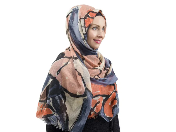 Piękne młode kobiety Muzułmańskie szal — Zdjęcie stockowe