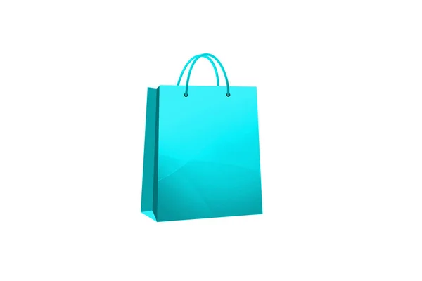 Colore artigianato shopping bag — Foto Stock