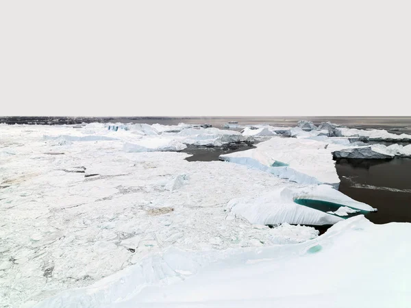 Icebergs on arctic ocean in Greenland — Stock Photo, Image