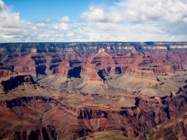 Büyük Kanyon Ulusal Parkı manzarası, Arizona, ABD. 