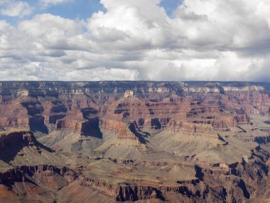 Büyük Kanyon Ulusal Parkı manzarası, Arizona, ABD. 