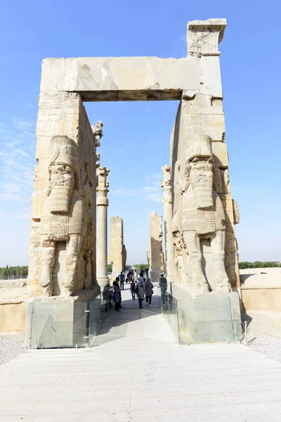 Ruines à Persépolis ville historique à Shiraz, Iran. septembre 2016 — Photo