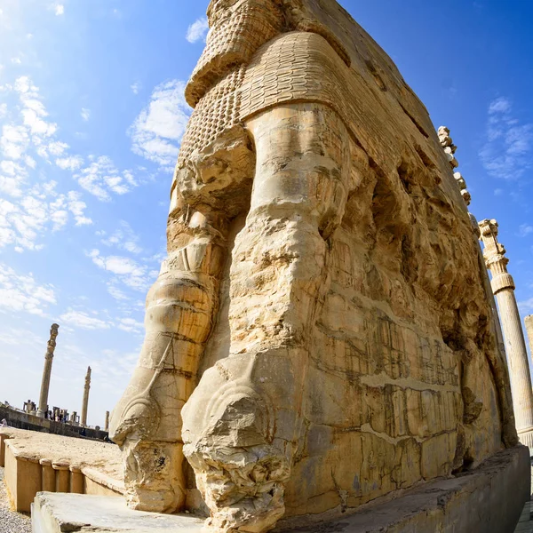 Ruínas na cidade histórica de Persépolis em Shiraz, Irã. Setembro 2016 — Fotografia de Stock