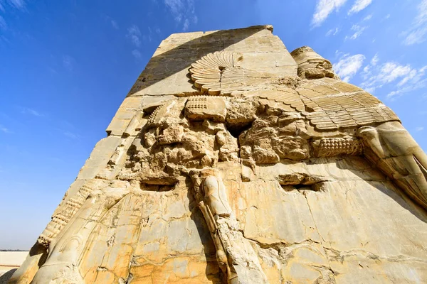 Rovine nella città storica di Persepolis a Shiraz, in Iran. settembre 2016 — Foto Stock